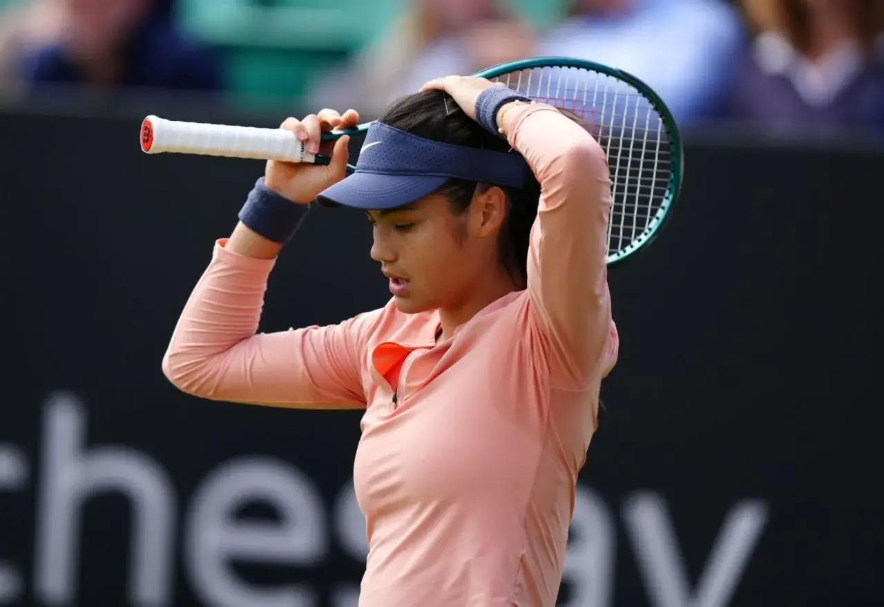 British tennis player Emma Raducanu Rothesay Open Semifinal in Nottingham